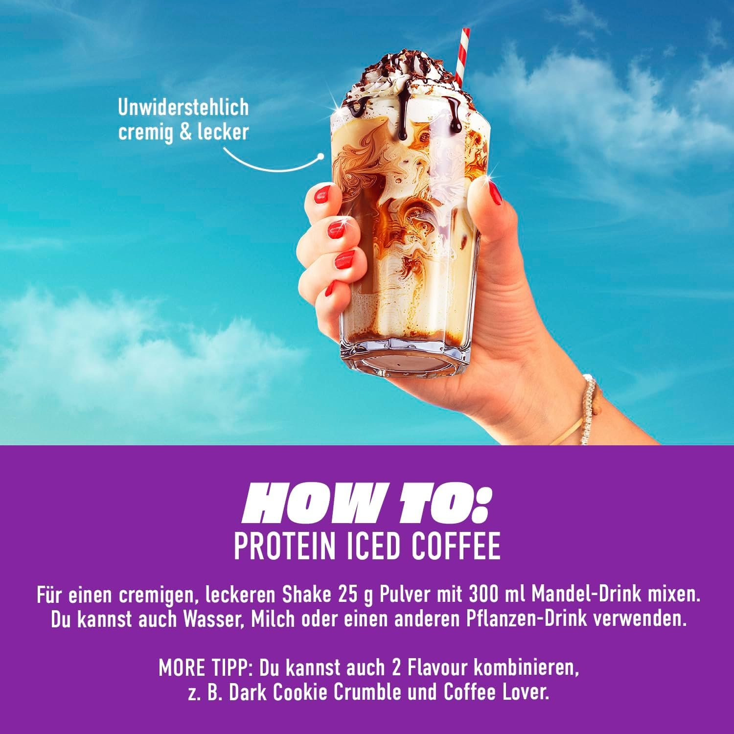 More Protein Iced Coffee - Eiskaffee-Genuss mit 19g Protein und 95% weniger Zucker - Image 3